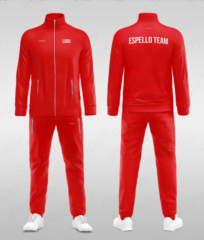 Дизайн спортивного костюма: ESS-1141 красный