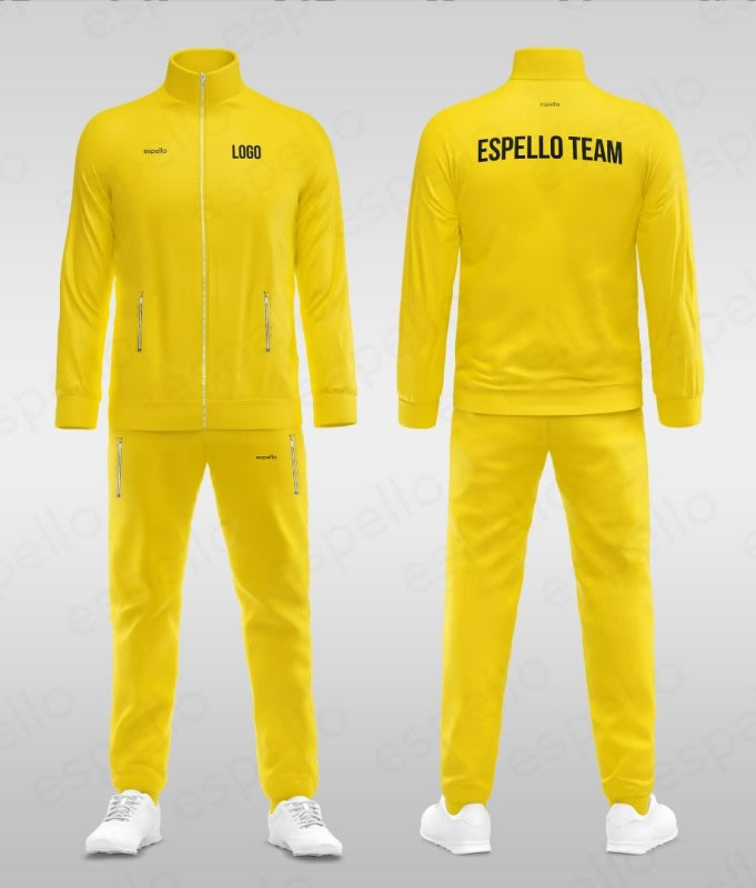 Дизайн спортивного костюма: ESS-1141 ярко-желтый