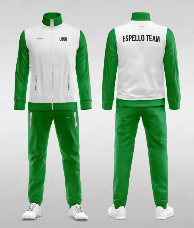 Дизайн спортивного костюма: ESS-1142 зеленый