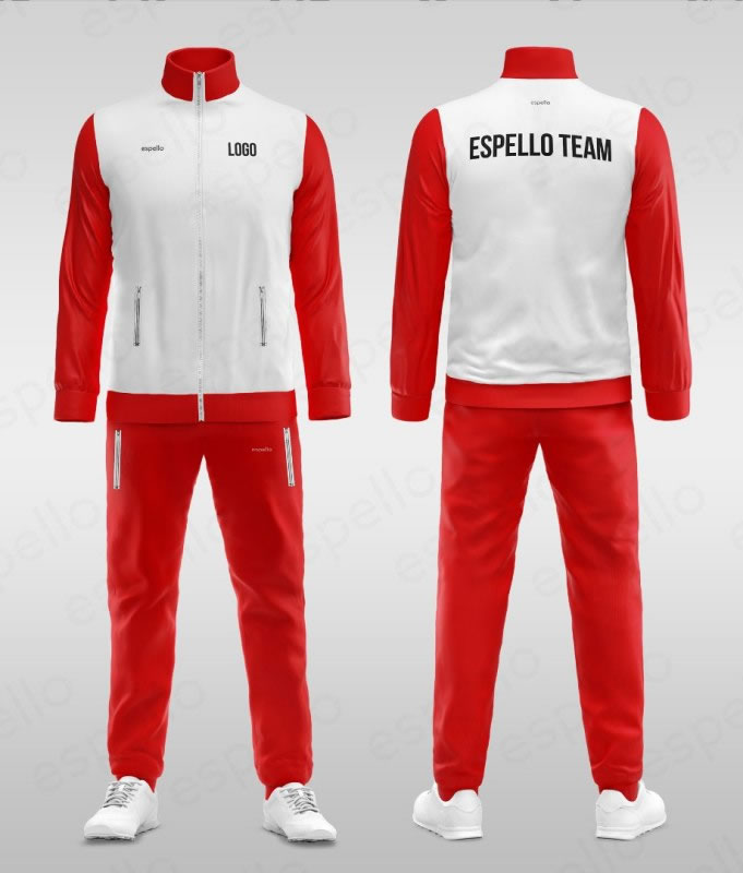 Дизайн спортивного костюма: ESS-1142 красный