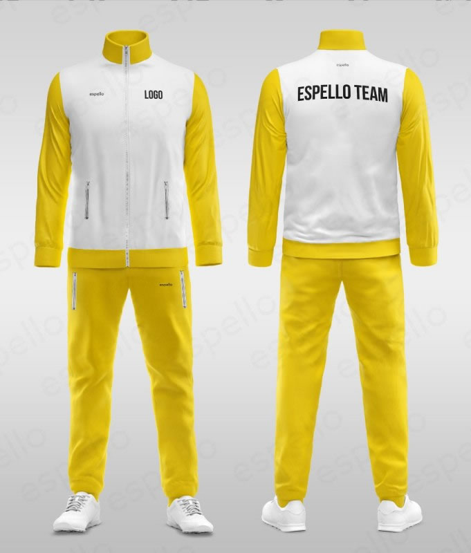 Дизайн спортивного костюма: ESS-1142 светло-желтый