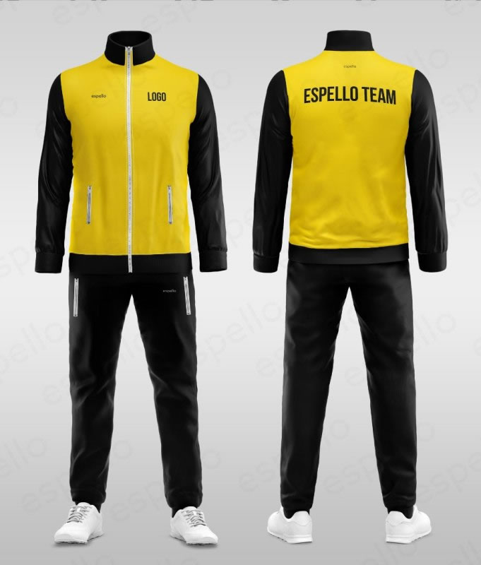 Дизайн спортивного костюма: ESS-1143 светло-желтый