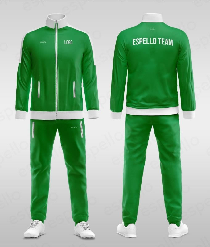 Дизайн спортивного костюма: ESS-1144 зеленый