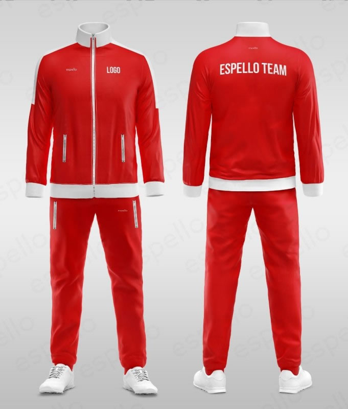 Дизайн спортивного костюма: ESS-1144 красный