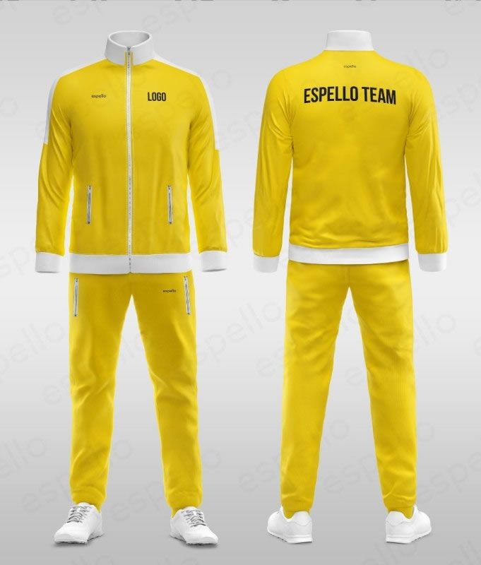 Дизайн спортивного костюма: ESS-1144 светло-желтый
