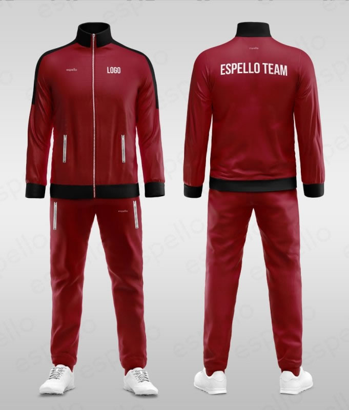 Дизайн спортивного костюма: ESS-1145 бордовый