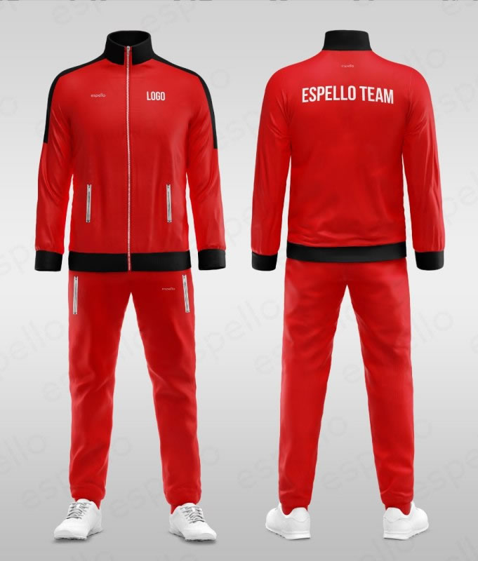 Дизайн спортивного костюма: ESS-1145 красный
