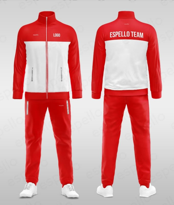 Дизайн спортивного костюма: ESS-1146 красный