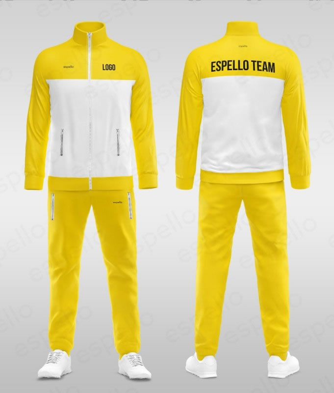 Дизайн спортивного костюма: ESS-1146 светло-желтый