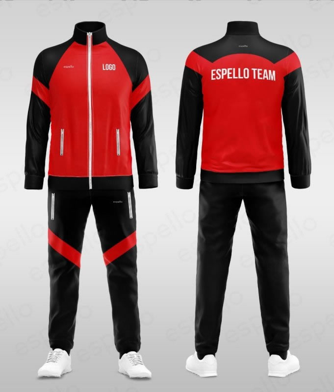 Дизайн спортивного костюма: ESS-1148 красный