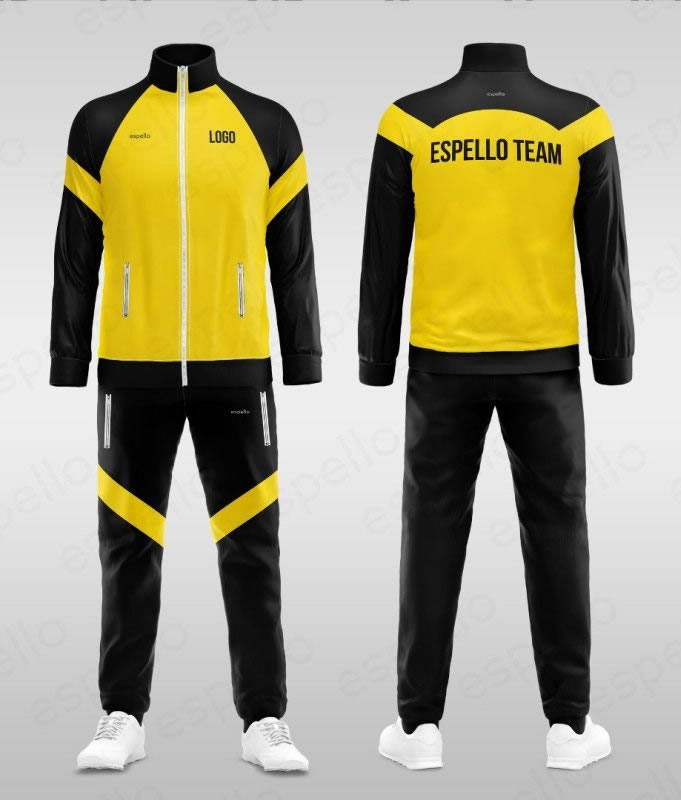 Дизайн спортивного костюма: ESS-1148 ярко-желтый