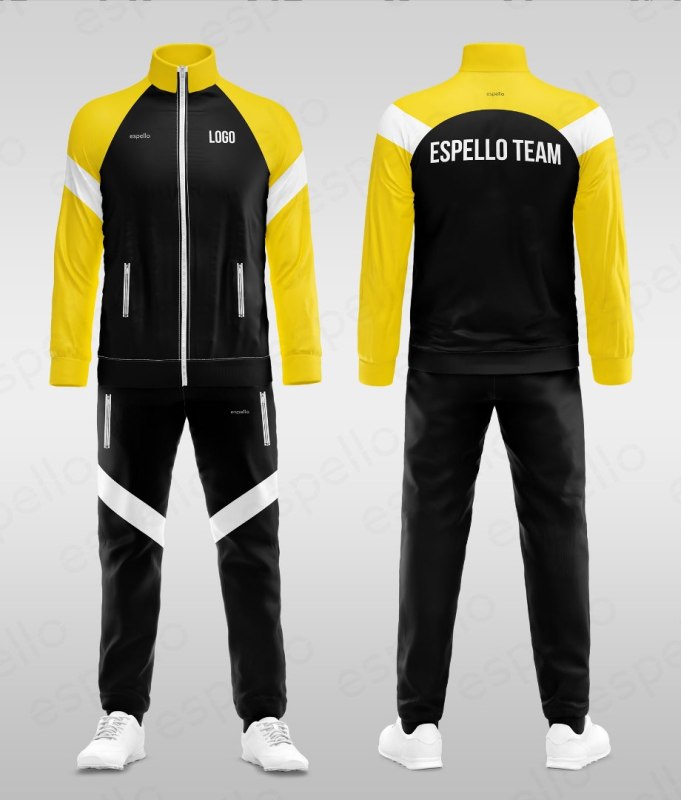 Дизайн спортивного костюма: ESS-1149 светло-желтый