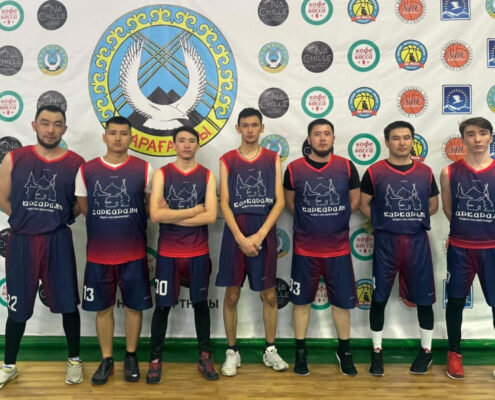 Баскетбольная форма команды Qarqaraly
