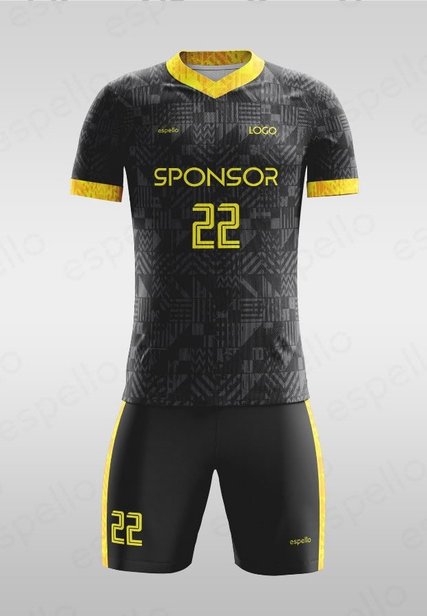 Дизайн волейбольной формы: ESV-1160, черный