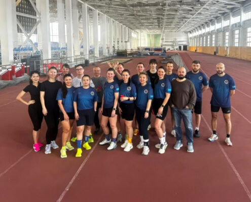 Футболки для марафона для команды AB Running Team